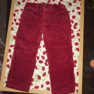 🍁Toddler Polo Corduroy Pants